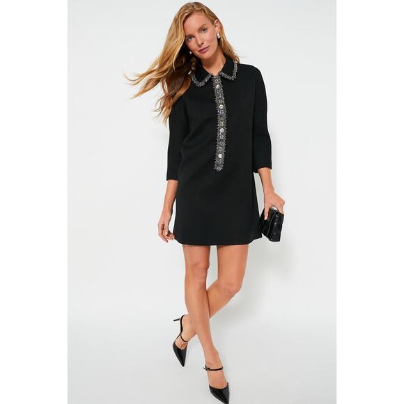 Tuckernuck Dresses & Skirts - TUCKERNUCK Midnight Embellished Nicola Dress NWT Size Small